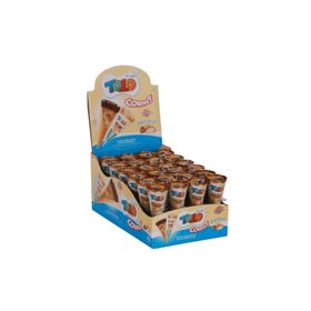 Elvan Toto 24'lü 25 gr Yer Fıstıklı Cornet Gofret