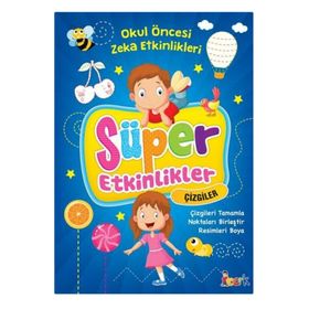 Ema Çizgiler Çocuk Süper Etkinlikler Kitabı