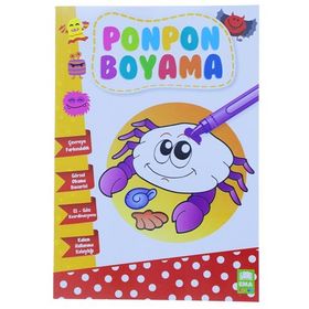 Ema Çocuk Ponpon Boyama Kitabı