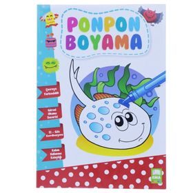 Ema Çocuk Ponpon Boyama Kitabı