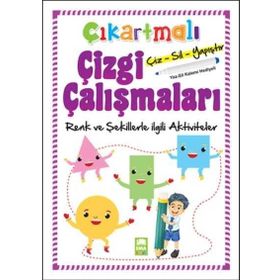 Ema Çocuk Renk ve Şekillerle İlgili Aktiviteler Çıkartmalı Çizgi Çalışmaları Kollektif