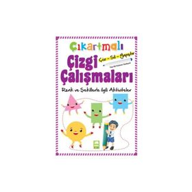 Ema Çocuk Renk ve Şekillerle İlgili Aktiviteler Çıkartmalı Çizgi Çalışmaları Kollektif