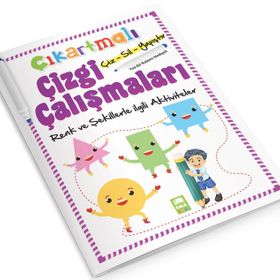 Ema Çocuk Renk ve Şekillerle İlgili Aktiviteler Çıkartmalı Çizgi Çalışmaları Kollektif