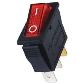Emas A21b1k11 30 11 Mm Siyah Gövdeli Kırmızı 0 1 Işıklı Anahtar