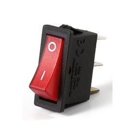 Emas A21b1k11 30 11 Mm Siyah Gövdeli Kırmızı 0 1 Işıklı Anahtar