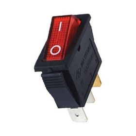 Emas A21b1k11 30 11 Mm Siyah Gövdeli Kırmızı 0 1 Işıklı Anahtar