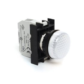 Emas B050XB Led 12-30V Beyaz B Serisi Sinyal Lambası