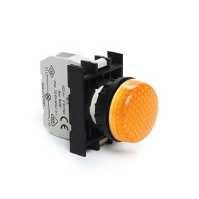 Emas B080XS 13-30V AC/DC Sarı Kontak Bloklu Led Sinyal Lambası