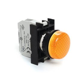 Emas B080XS 13-30V AC/DC Sarı Kontak Bloklu Led Sinyal Lambası