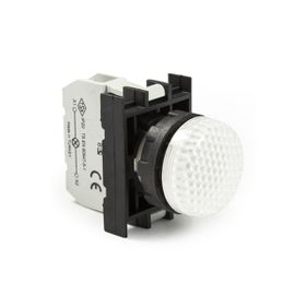 Emas B0B0XB 100-230V AC Ledli B Serisi Beyaz Kontak Bloklu Sinyal Lambası