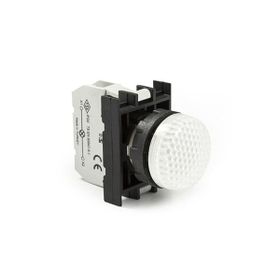 Emas B0B0XB 100-230V AC Ledli B Serisi Beyaz Kontak Bloklu Sinyal Lambası