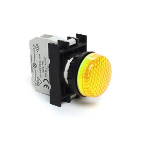 Emas B0S0XS 100-230V AC Sarı Kontak Bloklu Led Sinyal Lambası