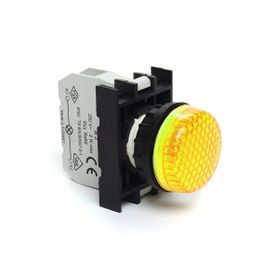 Emas B0S0XS 100-230V AC Sarı Kontak Bloklu Led Sinyal Lambası