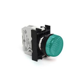 Emas B0Y0XY 110V AC/DC Yeşil Kontak Bloklu Led Sinyal Lambası