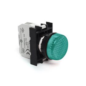 Emas B0Y0XY 110V AC/DC Yeşil Kontak Bloklu Led Sinyal Lambası
