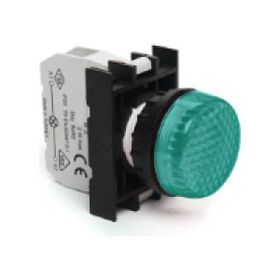 Emas B0Y0XY 110V AC/DC Yeşil Kontak Bloklu Led Sinyal Lambası