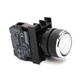Emas B100db 22 mm Beyaz Start Butonu