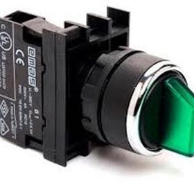Emas B100SL21Y Yaylı Yeşil Led 0-1 1 NA Işıklı Mandal Buton