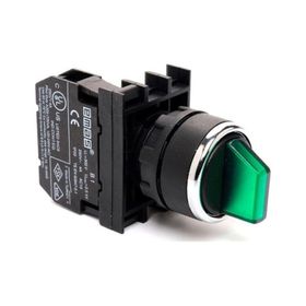 Emas B100SL21Y Yaylı Yeşil Led 0-1 1 NA Işıklı Mandal Buton