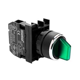 Emas B100SL21Y Yaylı Yeşil Led 0-1 1 NA Işıklı Mandal Buton