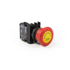 Emas B200E-E Kırmızı 22x40 mm Acil Stop Butonu