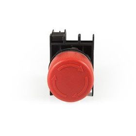 Emas B200E30 B Serisi Plastik 1NC Acil Stop 30 mm Çevirmeli Kırmızı 22 mm Buton