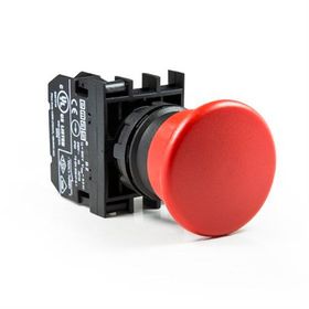Emas B200MK 1NK Kırmızı Yaylı Mantar Kumanda Butonu