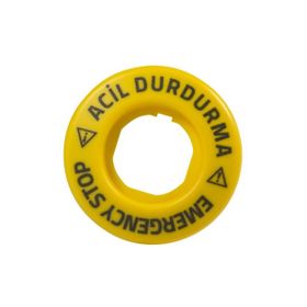 Emas BET60LED1 60 mm Acil Stop 24V AC/DC Plastik Ledli Tr-İng Kumanda Butonu