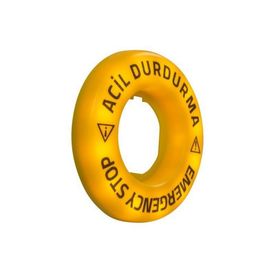 Emas BET60LED1 60 mm Acil Stop 24V AC/DC Plastik Ledli Tr-İng Kumanda Butonu