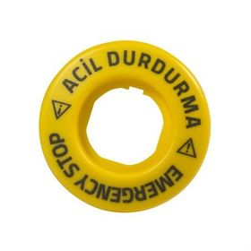 Emas BET60LED1 60 mm Acil Stop 24V AC/DC Plastik Ledli Tr-İng Kumanda Butonu