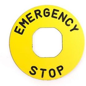 Emas BET60P Plastik 60 mm Stop B Etiket