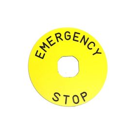 Emas BET90A 90 mm Alüminyum Etiket Acil Stop Buton