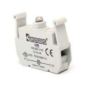 Emas BLK250 BK Kırmızı Ledli B Sinyal
