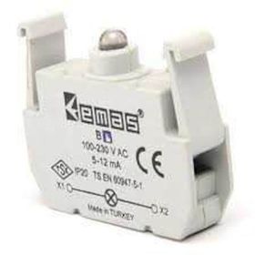 Emas BLK250 BK Kırmızı Ledli B Sinyal