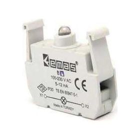 Emas BLK250 BK Kırmızı Ledli B Sinyal