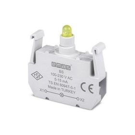 Emas BS 100-230 V Ac B Sinyal Sarı Led'li Blok