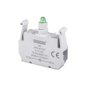 Emas BZ 48V AC/DC Ledli Yeşil Sinyal Blok Butonu