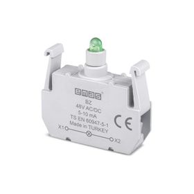 Emas BZ 48V AC/DC Ledli Yeşil Sinyal Blok Butonu