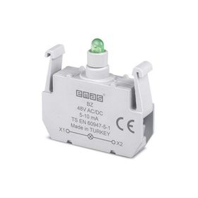 Emas BZ 48V AC/DC Ledli Yeşil Sinyal Blok Butonu