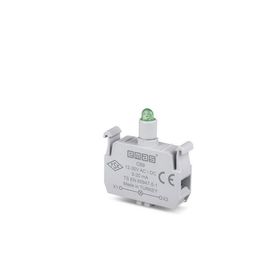 Emas CB9 12-30V AC/DC Ledli Yeşil Sinyal Blok Butonu