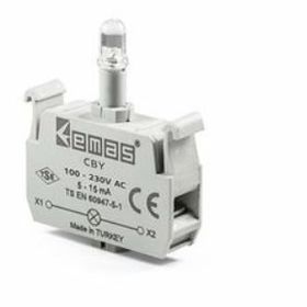 Emas CBY100 230v Ac Yeşil Ledli Sinyal Bloğu