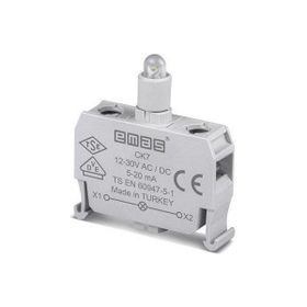 Emas CK7 12-30 V AC/DC C Sinyal Mavi Led'li Kutuluk