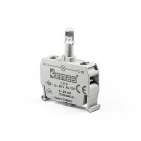 Emas CK9 Yeşil 12-30 V AC/DC C Ledli Kutuluk Sinyal Blok