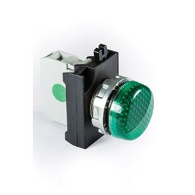 Emas CM0Y0XY 100-230V AC Yeşil Led'li Kontak Bloklu Sinyal Lambası