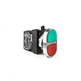 Emas CM102K20KY Kırmızı Yeşil Metal Gövdeli Buton