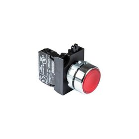 Emas CM260DK Kırmızı Ledli 1 NK 12-30V AC/DC Buton