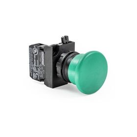 Emas CP100MY Mantarlı Yeşil Yaylı Kumanda Butonu