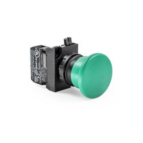 Emas CP100MY Mantarlı Yeşil Yaylı Kumanda Butonu