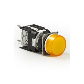 Emas D080YXS 16 mm Sarı D Tipi Led Yuvarlak Sinyal Lambası