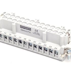 Emas EB024CP00 24 Kontaklı 16 A PG21 Metal Seri Çekirdek Prizi